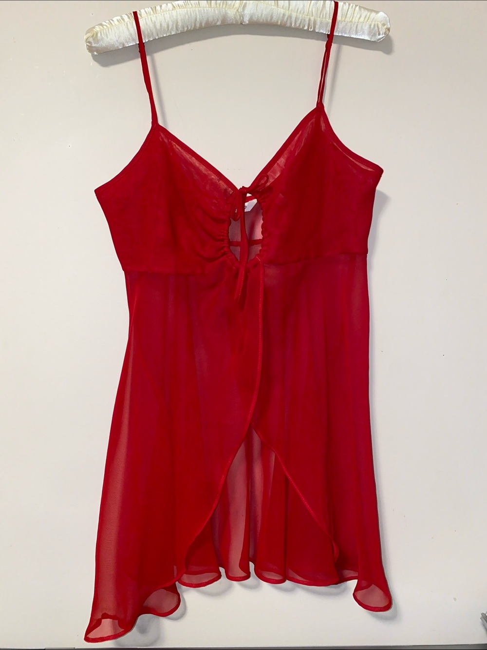 Vintage Victoria’s Secret Sheer Red Chemise